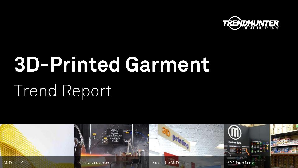 3D-Printed Garment Trend Report Research