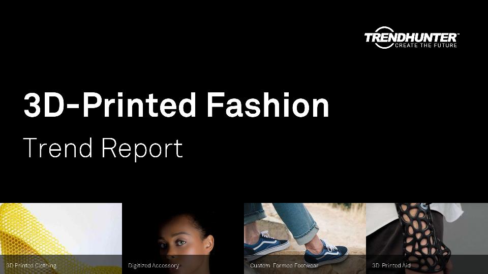 3D-Printed Fashion Trend Report Research