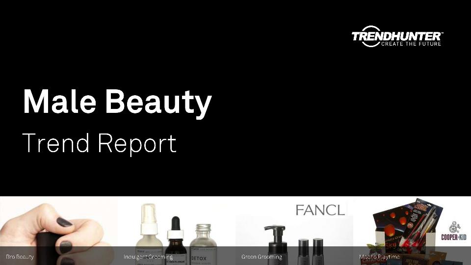 Male Beauty Trend Report Research
