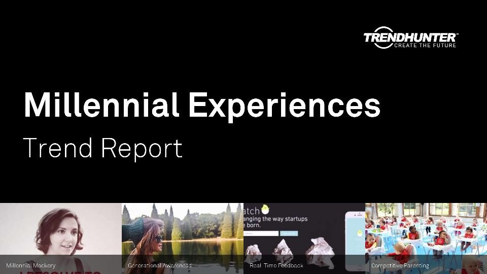 Millennial Experiences Trend Report Research
