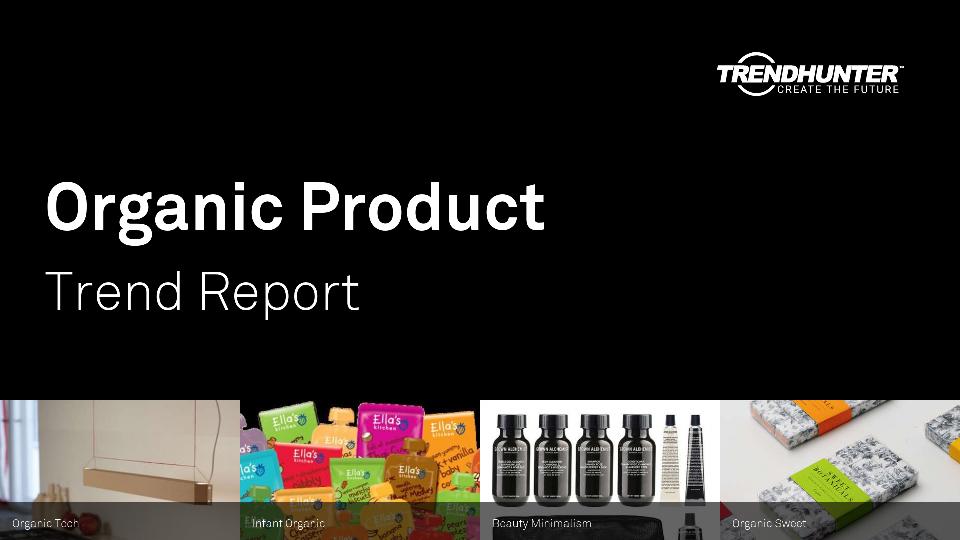 Organic Product Trend Report Research