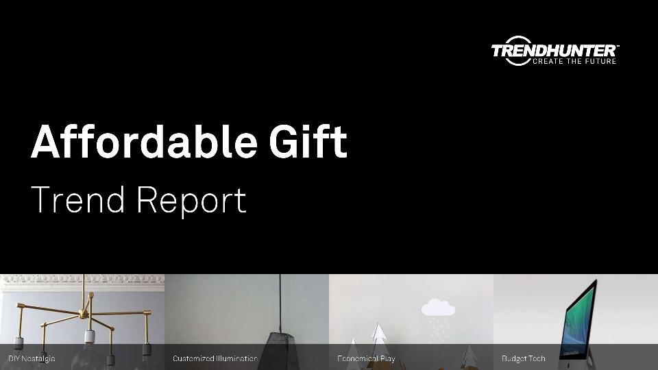 Affordable Gift Trend Report Research
