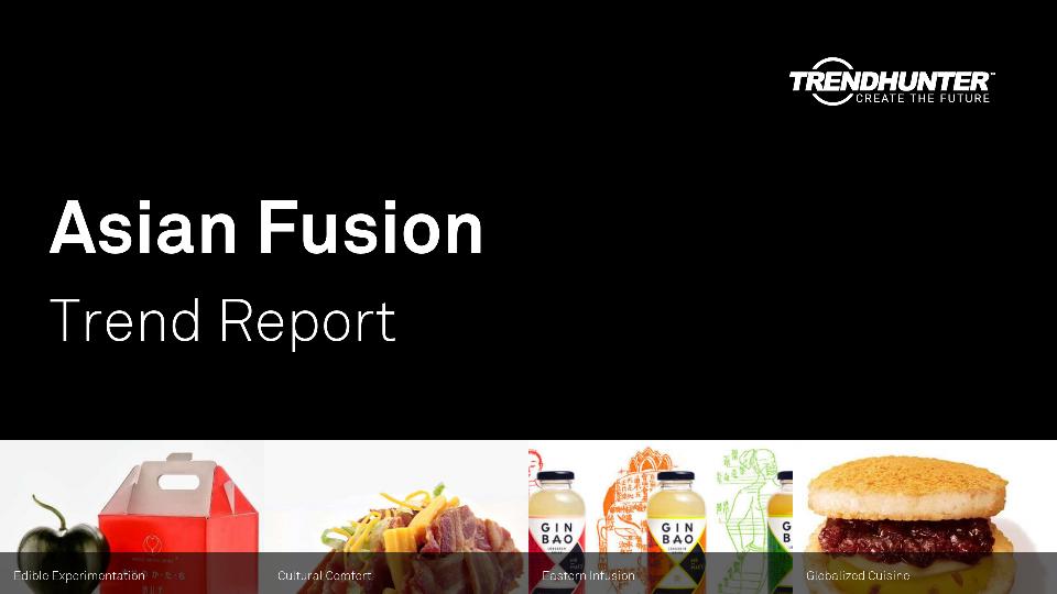 Asian Fusion Trend Report Research