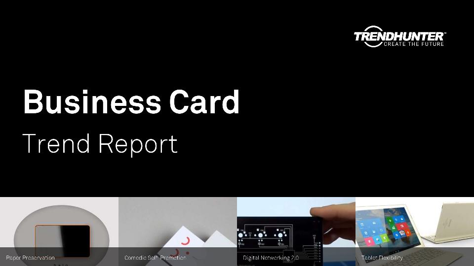 Business Card Trend Report Research