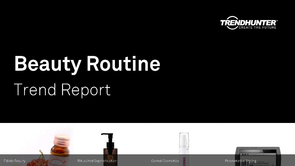 Beauty Routine Trend Report Research