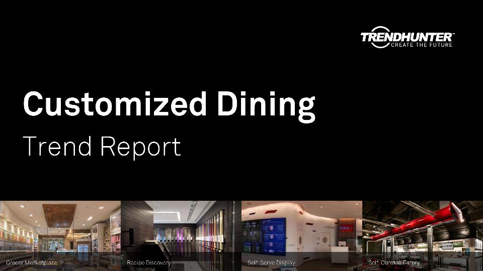 Customized Dining Trend Report Research