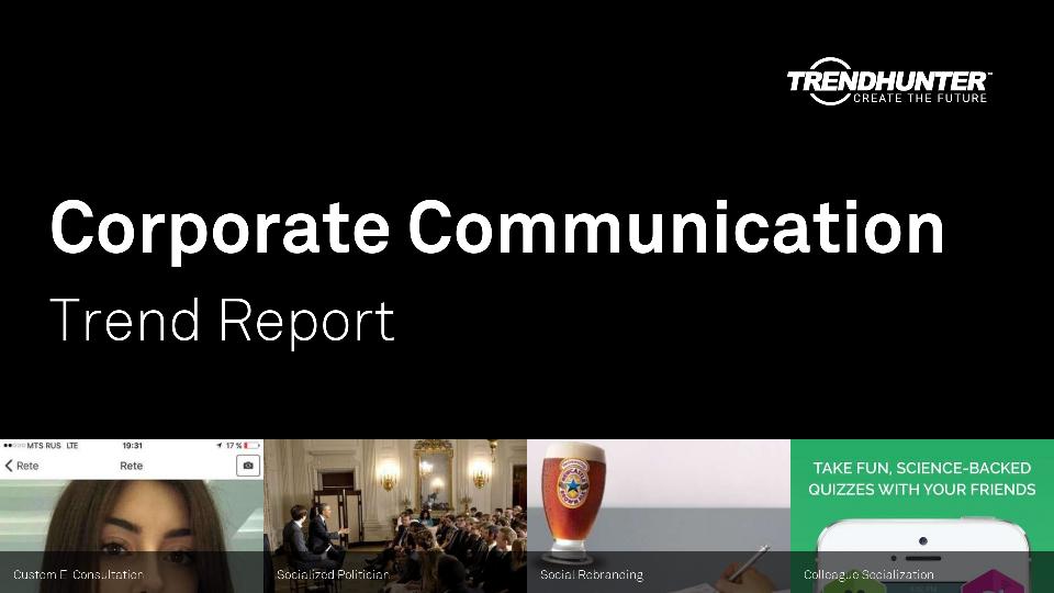 Corporate Communication Trend Report Research