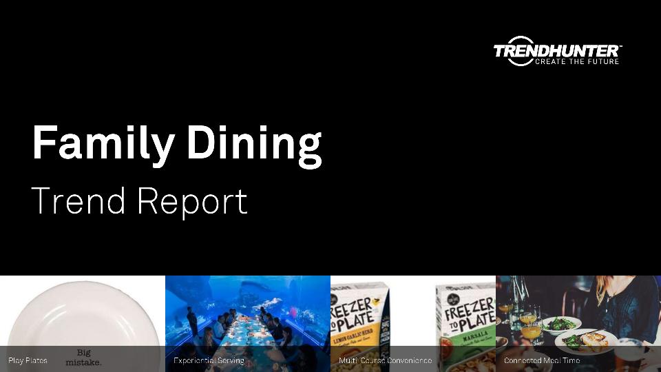 Family Dining Trend Report Research