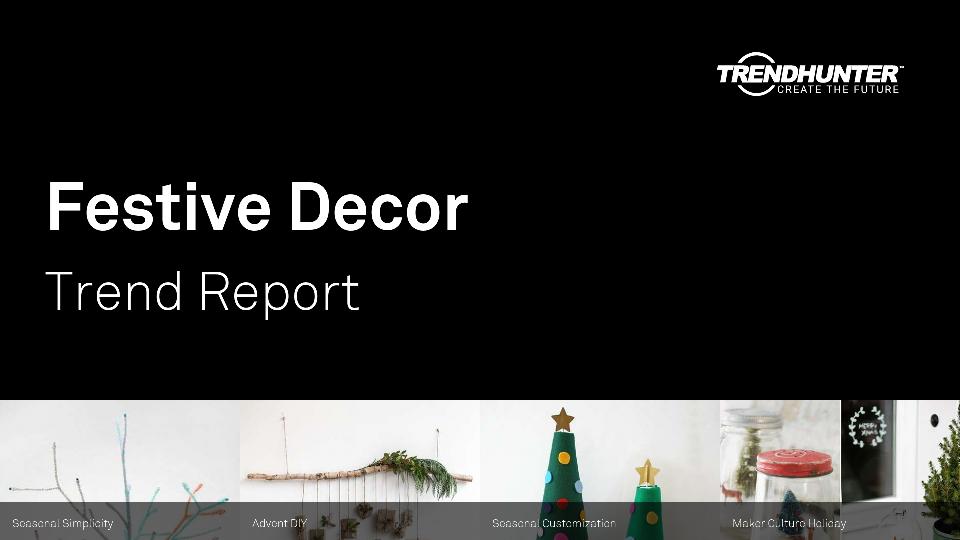 Festive Decor Trend Report Research
