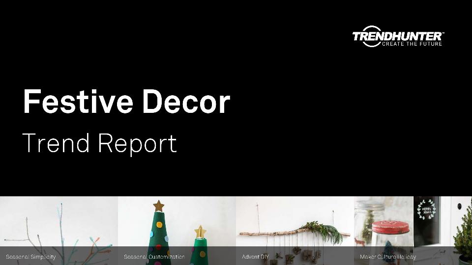 Festive Decor Trend Report Research