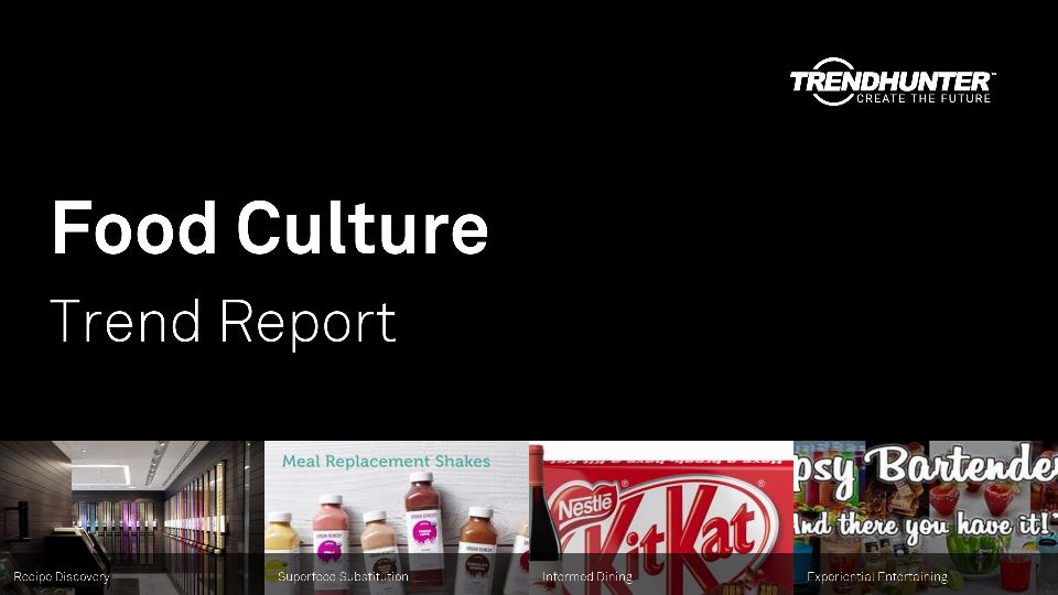 Food Culture Trend Report Research