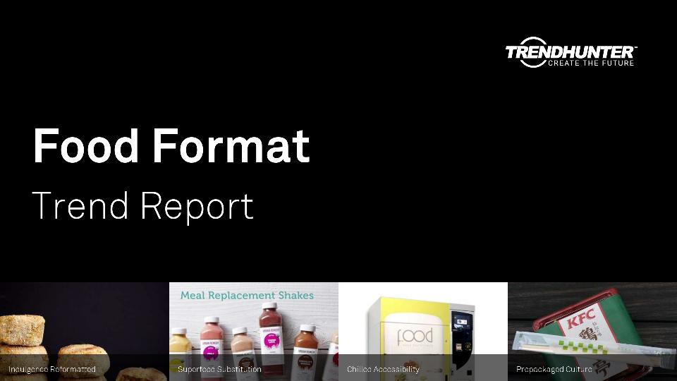 Food Format Trend Report Research
