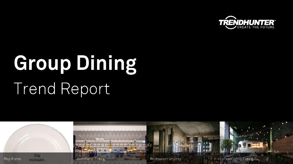 Group Dining Trend Report Research