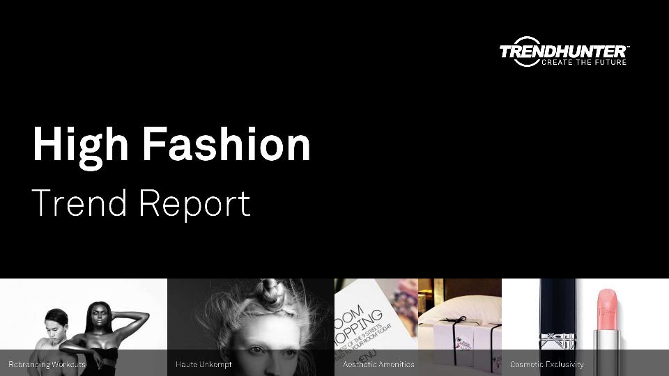 High Fashion Trend Report Research