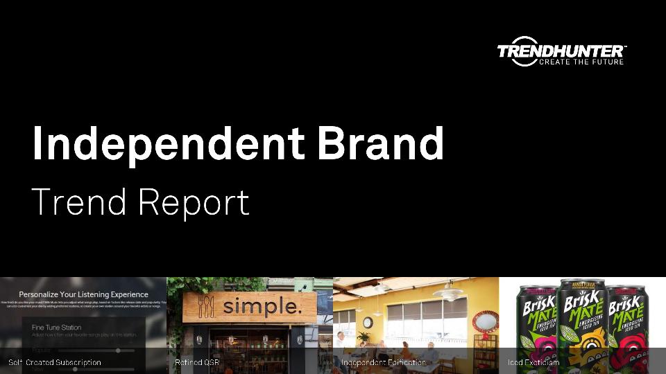Independent Brand Trend Report Research