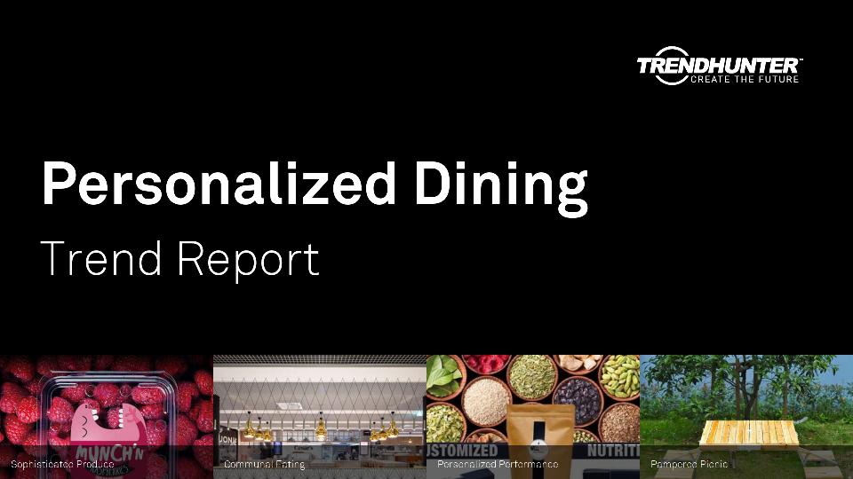 Personalized Dining Trend Report Research