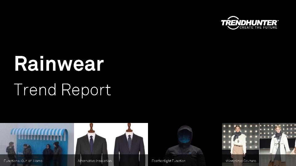 Rainwear Trend Report Research