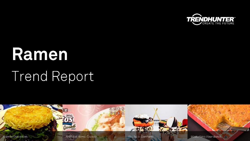 Ramen Trend Report Research