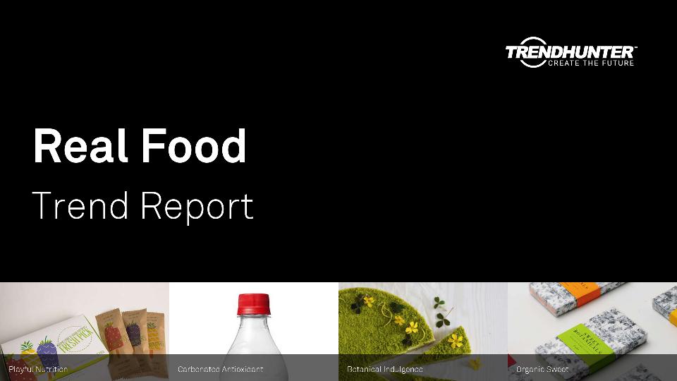 Real Food Trend Report Research