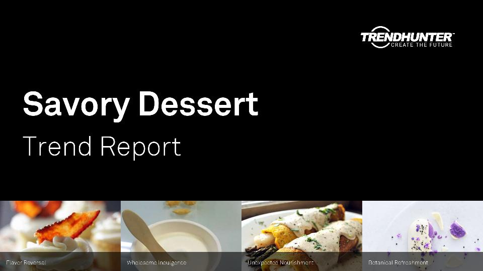 Savory Dessert Trend Report Research