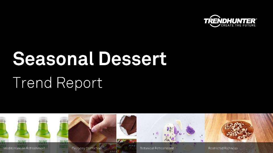 Seasonal Dessert Trend Report Research